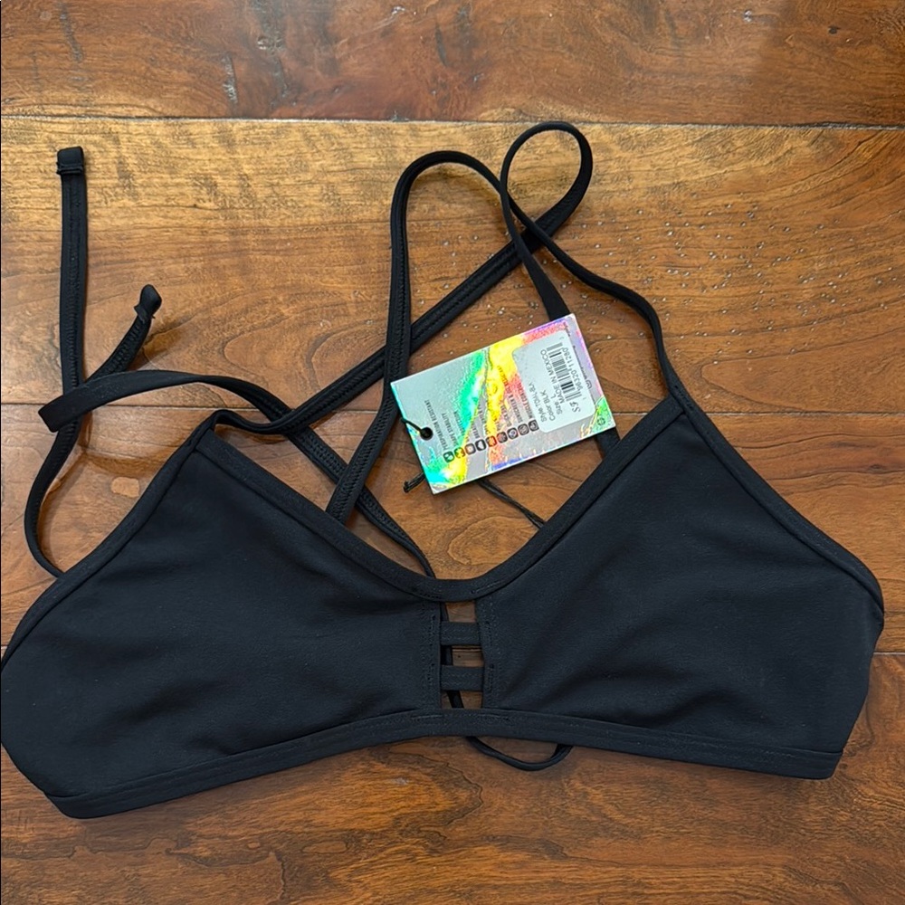 Jolyn Tomcat bikini size large. Black.  New with tags